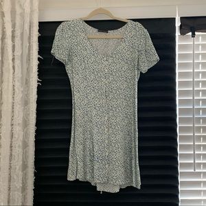 Brandy Melville Floral Button Dress